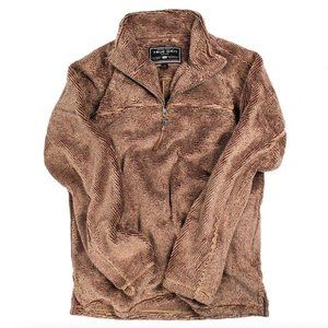 True Grit Luxe Fleece 1/2 Zip Pullover